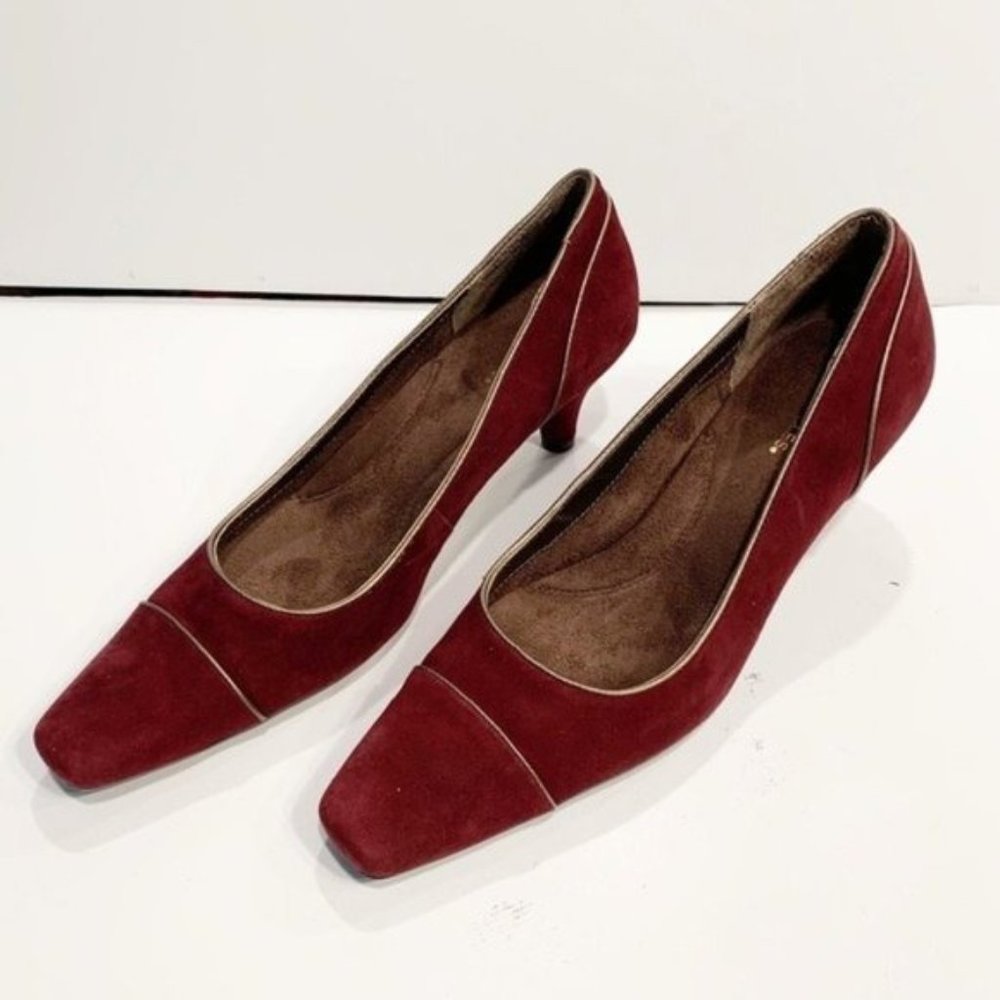 Aerosoles Red Sweet Cheery Pumps Heels 10M